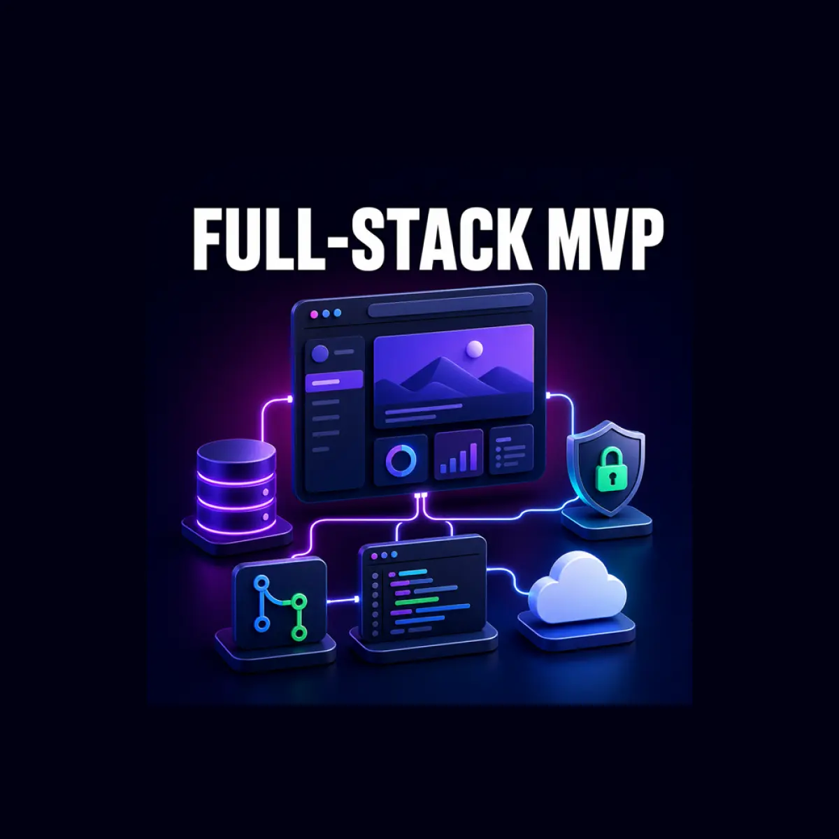 I Will Build a Full-Stack MVP With Database and GitHub