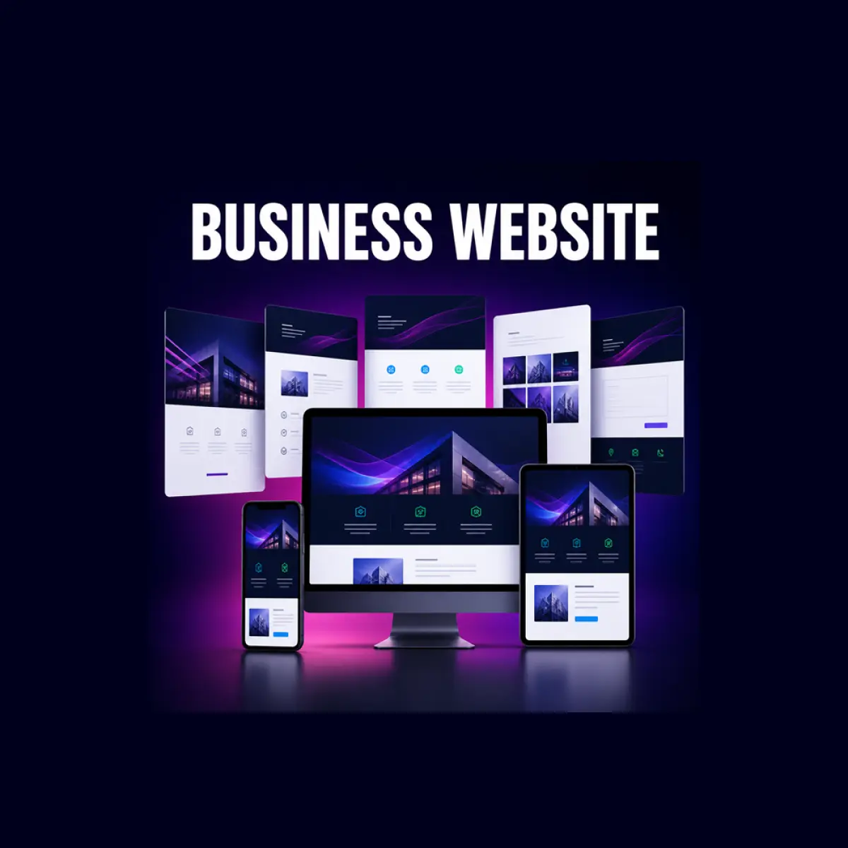 I Will Build a Complete 5-Page Business Website