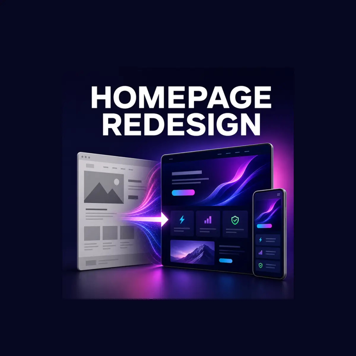 I Will Redesign Your Website Homepage for a Modern Look