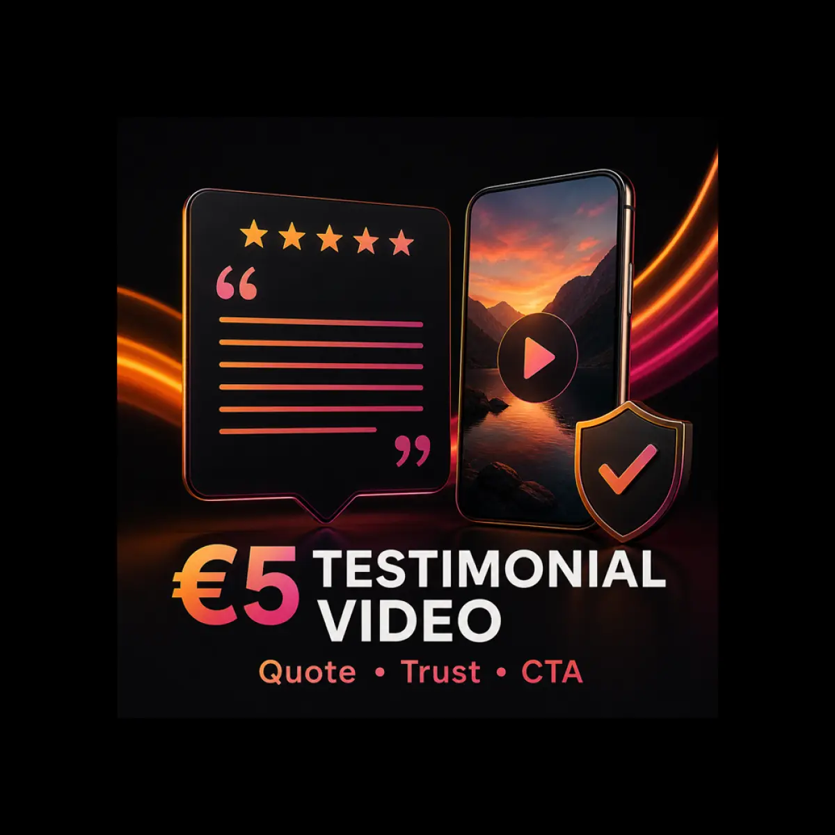I Will Create a Short Customer Testimonial Video Ad