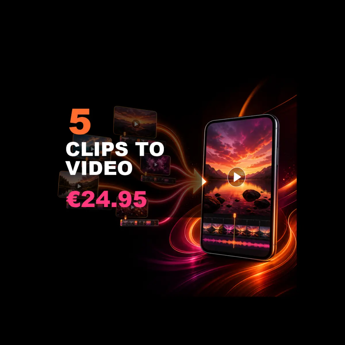 I Will Edit 5 Video Clips Into a Short Highlight Video