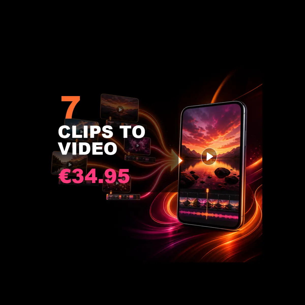 I Will Edit 7 Video Clips Into a Polished Social Video