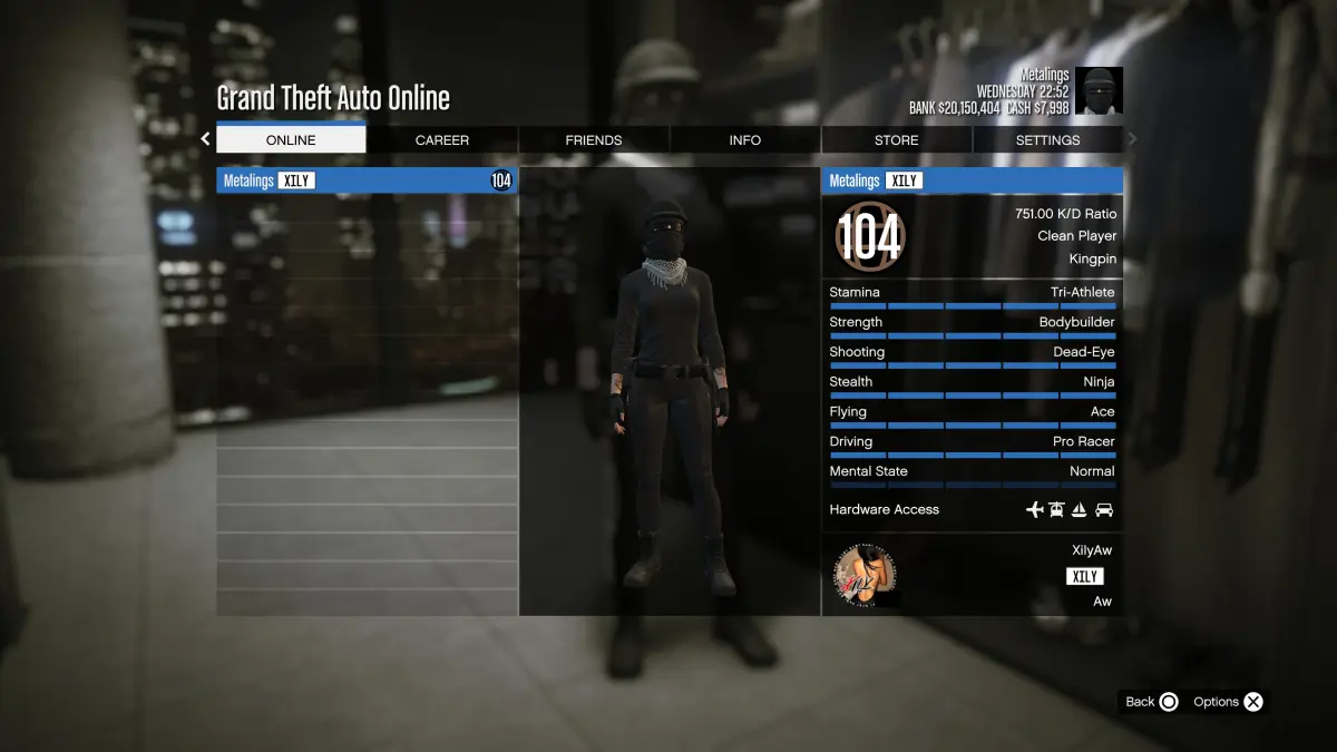 PS5 FEMALE ACCOUNT